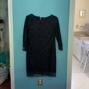 Ellie Tahari black lace dress size 10